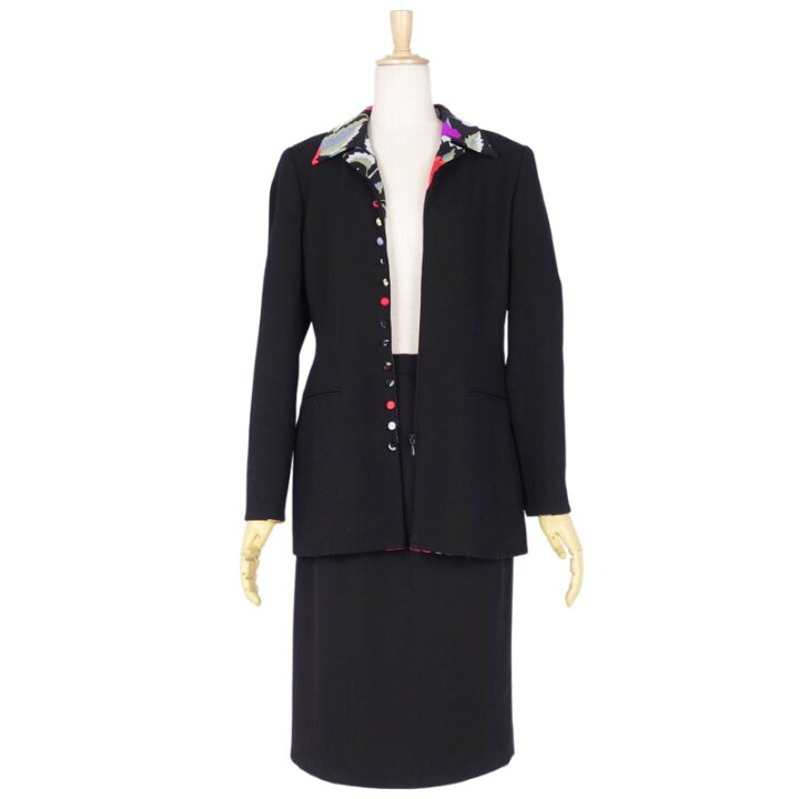 楽天市場】【美品】レオナール LEONARD PARIS セットアップ スカート 
