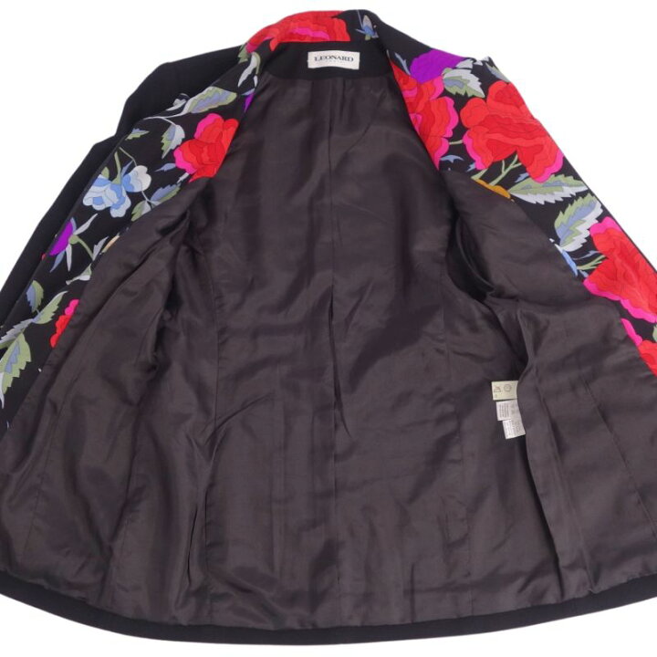 楽天市場】【美品】レオナール LEONARD PARIS セットアップ スカート  