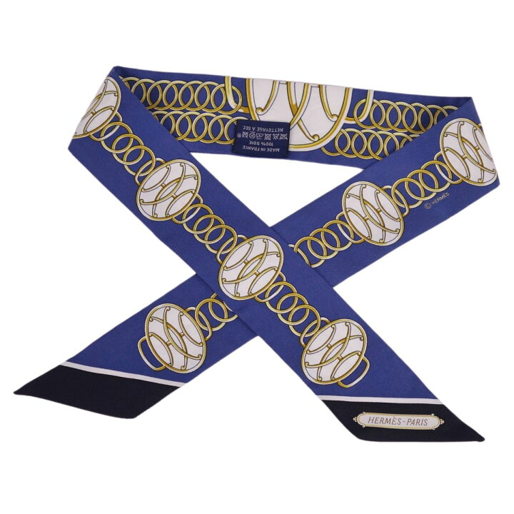 楽天市場】【美品】エルメス HERMES スカーフ ツイリー シルクツイル  