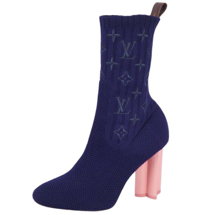 楽天市場】【美品】ルイヴィトン LOUIS VUITTON ブーツ シルエット 