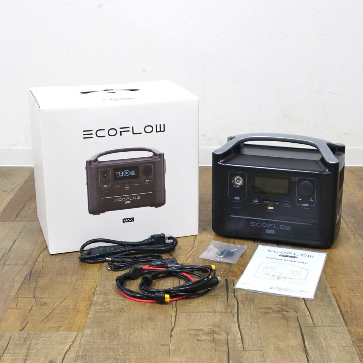 楽天市場】【新古品】エコフロー EcoFlow RIVER 600 MAX ポータブル 