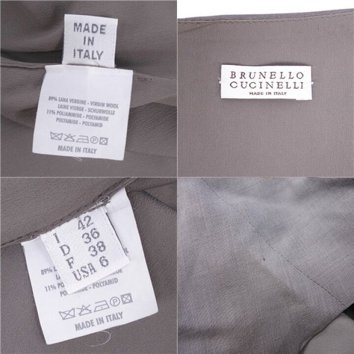 楽天市場】【美品】ブルネロクチネリ BRUNELLO CUCINELLI ワンピース  