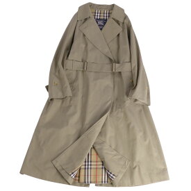 【美品】Vintage バーバリー Burberrys コート タイロッケンコート トレンチコート 一枚袖 英国製 アウター レディース 14(XL相当) カーキベージュ【中古】