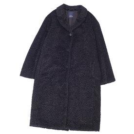 【極美品】マックスマーラ S’MaxMara コート 2023 ロングコート コットン アウター レディース JP42 US8 GB10(L相当) ブラック【中古】