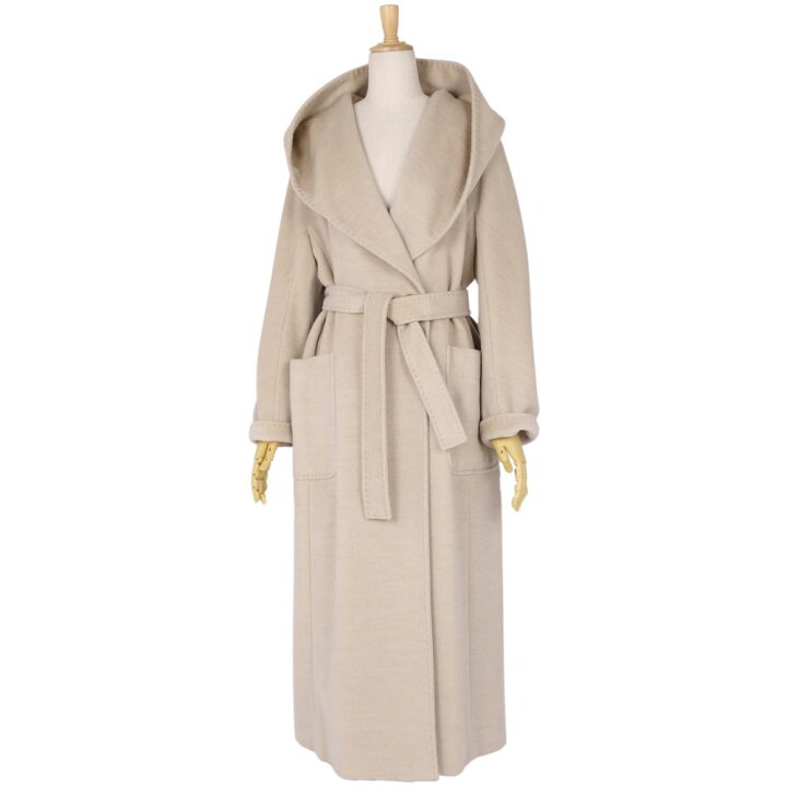 楽天市場】【新品同様】マックスマーラ Max Mara コート 白タグ フード  