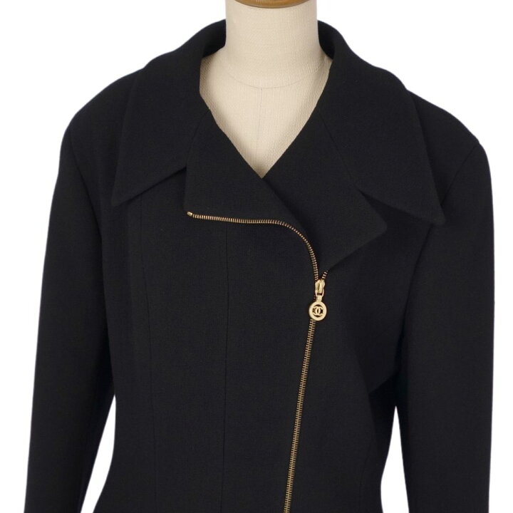 楽天市場】【美品】Vintage シャネル CHANEL ジャケット ジップアップ  