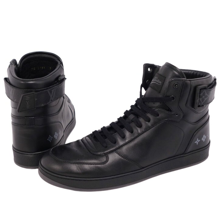 美品】ルイヴィトン ハイカットスニーカー リヴォリライン レザー  