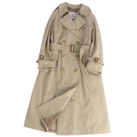 【美品】Vintage バーバリー Burberrys コート トレンチコート 裏チェック アウター レディース 9AB2(M相当) カーキベージュ【中古】