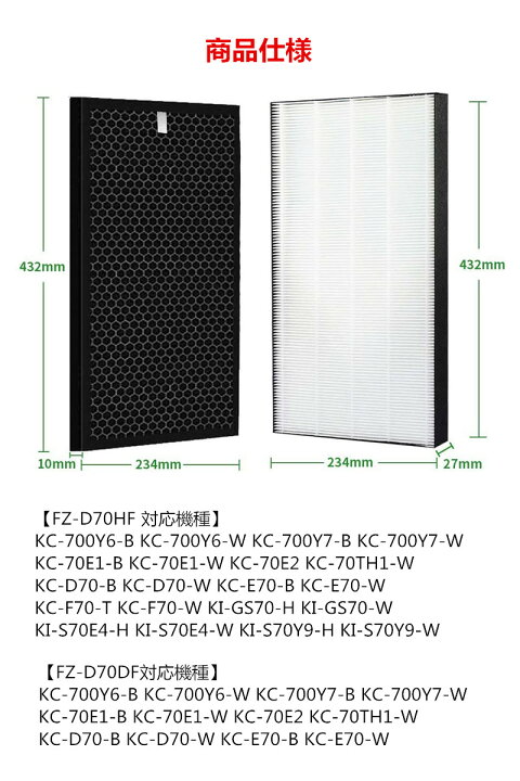 楽天市場】シャープ 加湿空気清浄機交換用フィルター FZ-D70HF FZ-D70DF 二枚入り 互換品 交換品 フィルター 集じんフィルター 脱臭フィルター 交換用フィルターセット 非純正 : J.WORKS 楽天市場】シャープ 加湿空気清浄機交換用フィルター FZ-D70HF FZ-D70DF 二枚入り 互換品 交換品 フィルター 集じんフィルター 脱臭フィルター 交換用フィルターセット 非純正 : J.WORKS
