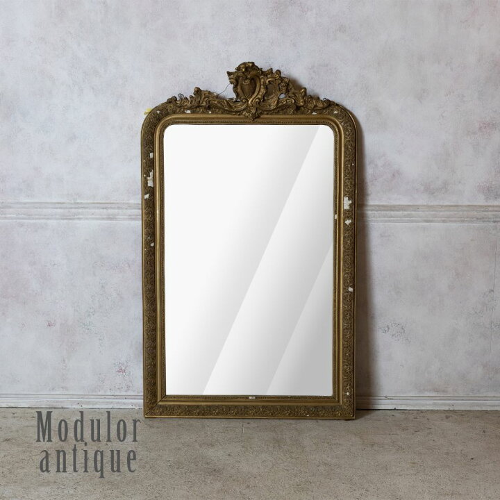 楽天市場】ウォールミラー アンティーク 家具 本物 イギリス フランス  