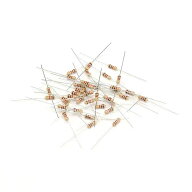 Moechando 1/4W 精度：5% カーボン抵抗 炭素皮膜抵抗器（100本入） 抵抗値：3.3Ω/33Ω/330Ω/3.3KΩ/33K…