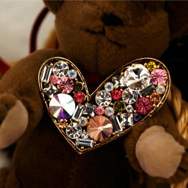 デコ ハート キラキラ ガラスストーン deco デコパーツ スワロフスキーのような輝き デコストーン デコ ラインストーン デコ 素材 デコ電 デコ パーツ 手帳 スマホケース iPhone ケース スマホ ケース スマホカバー 鏡 DIYなどに