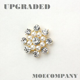 アクセサリーパーツ 飾りパーツ クリスタル ビジュー パーツ メタルパーツ 手芸 材料 クラフト 手作り アクセサリー ハンドメイド素材