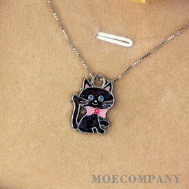 クロネコ チャーム ペンダントトップ メタルパーツ ネックレストップ アクセサリーパーツ ハンドメイドパーツ デコパーツ decoparts charm