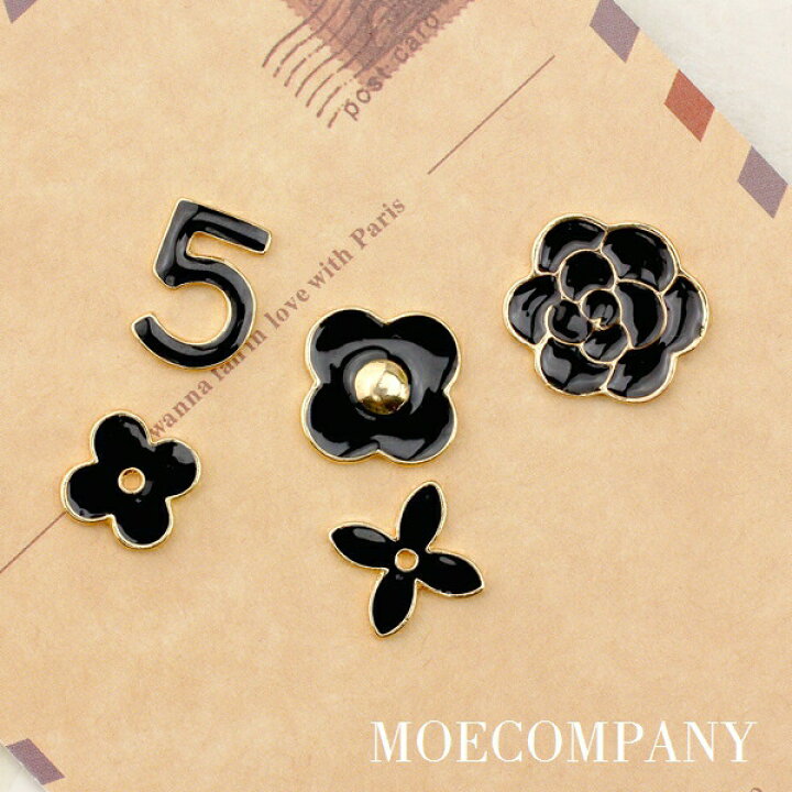 楽天市場】【デコパーツ】☆花 数字 ナンバー 5☆アクセサリーパーツ 