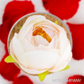 【花のみ】アーティフィシャルフラワー バラ　カップ咲 シルクフラワー　造花 フェイクフラワー　花　フラワー　アクセサリー　ブローチ　コサージュに silkflower