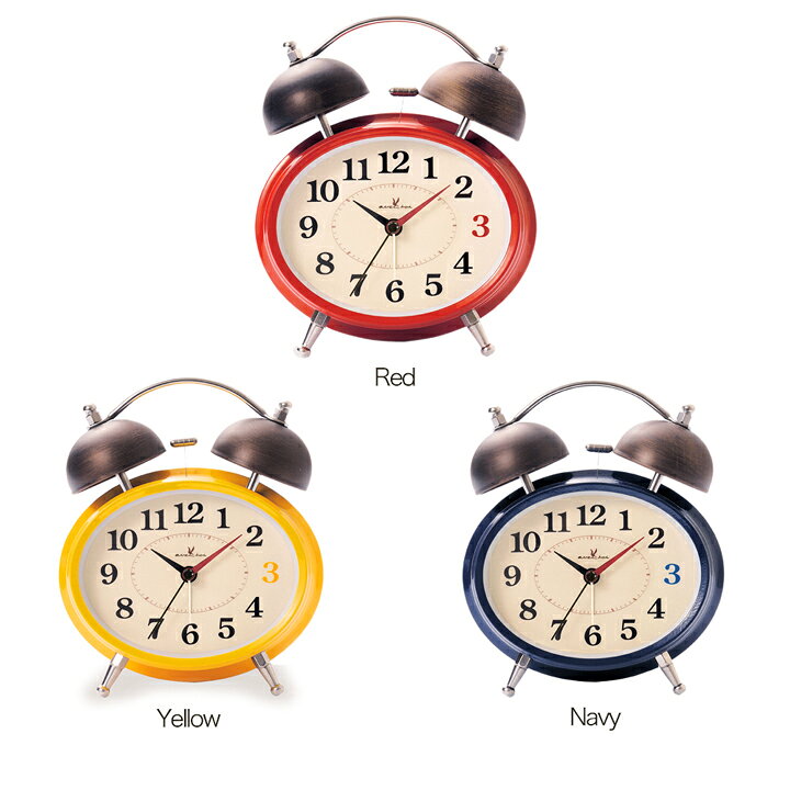 楽天市場 Avec Toi Alarm Clock アベクト アラームクロック 人気のおしゃれなかわいい目覚まし時計 レトロでカラフル 子供部屋やリビングにぴったりの置き時計 置時計 です プレゼントにおすすめ Moewe Global メーヴェ