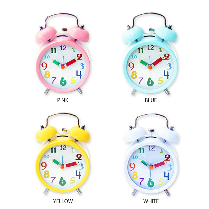 楽天市場 Pencil Bell Clock ペンシルベルクロック Keystone キーストーン 人気のおしゃれなかわいい目覚まし時計 カラフル 可愛い 子供部屋やリビングにぴったりの置き時計 置時計 です プレゼントにおすすめ Moewe Global メーヴェ
