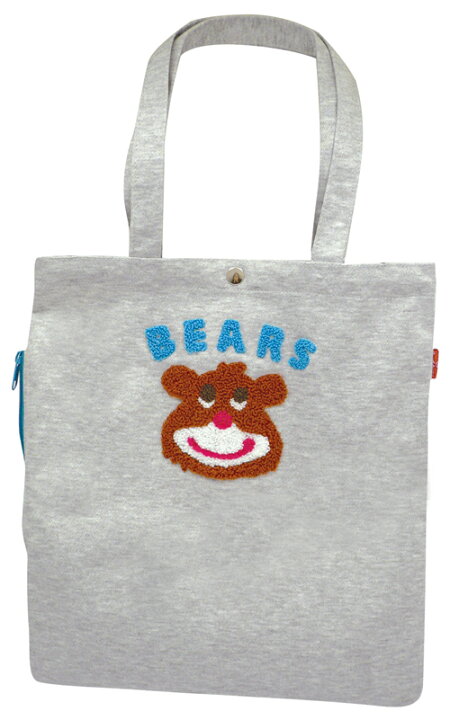 楽天市場】【メール便対応】 BEARS トートバッグ ブルー（BEARS 