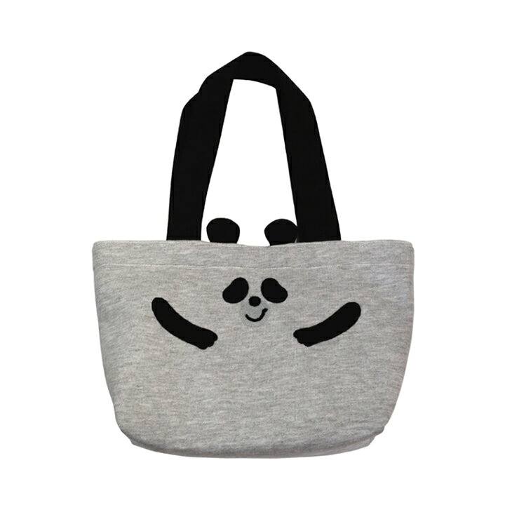 楽天市場 メール便送料無料 スムースパンダミニトートバッグ Gladee グラディー ランチバッグ ランチトート に使えるおしゃれ可愛い手提げバッグ ミニバッグ お弁当やマグボトルを持ち運ぶのにぴったりサイズのランチバック ショッピングバッグ ママバッグのサブ