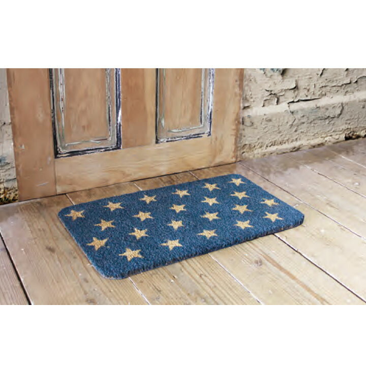 楽天市場 ウェルカムコイヤーマット おしゃれwelcome玄関マット 泥落とし かわいい スマイル ニコちゃん 外 屋外 エントランスマット 勝手口 ベランダ 防音 星柄 スター 西海岸 ビーチ ココナッツ 天然素材 ココヤシ Moewe Global メーヴェ