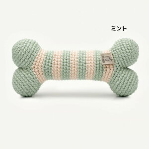 LILLY オーガニック ボーントイ ドッグトイ おもちゃ オーガニック アーモンド ブルー グレー ピーチ ミント 北欧 シンプル チワワ マルチーズ 犬用おもちゃ オモチャ 歯磨きトイ 歯磨きでき