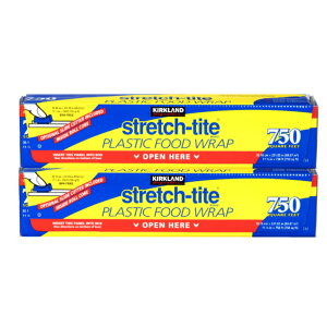 y50̂I|Cg5{IԌIzJ[NhVOl`[ t[hbv 30cm x 231m 2{@Kirkland Signature Plastic Food Wrap Stretch Tite 30cm x 231m x 2CT