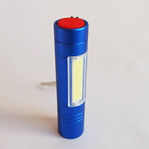 LED小型懐中電灯側面COBライト付き