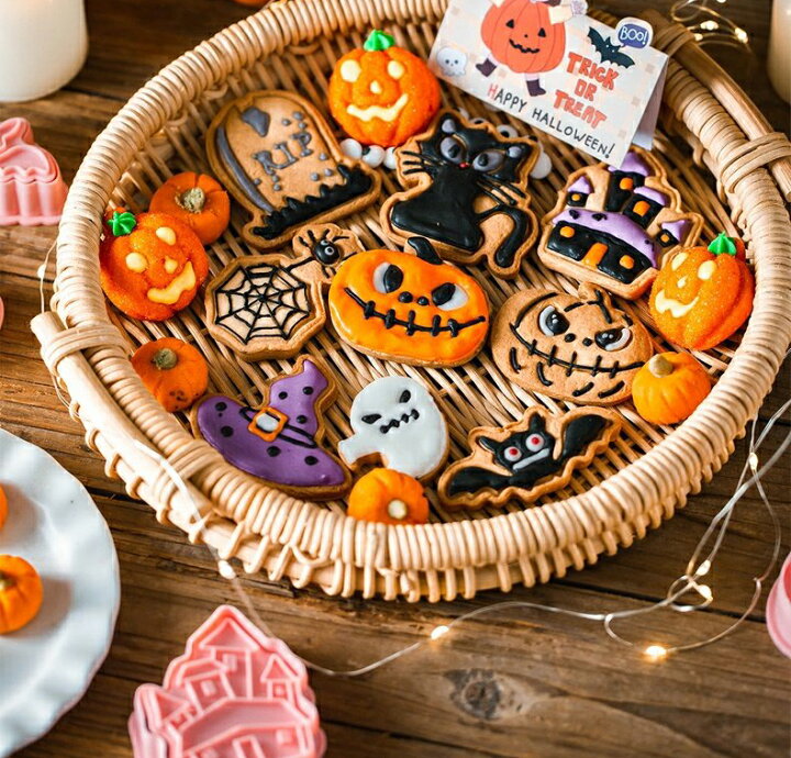 楽天市場】ハロウィン クッキー型 ハロウィン 8点セット おしゃれ  