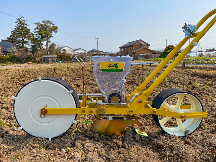 楽天市場】播種機 手押し 手押し式 ジャンシーダー 1条播き JP-1 播種 