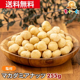魅惑のマカダミアナッツ(塩付き)[255g](255g×1袋) オーストラリア産 マカダミア ナッツ 木の実 塩付き ロカボ 送料無料 アルミ袋 チャック 工場直販 モグーグ 不飽和脂肪酸 オレイン酸 パルミトレイン酸 抗酸化作用 美容 健康 おやつ おつまみ 【小箱】