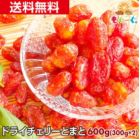魅惑のチェリーとまと[600g](300g×2袋) トマト フルーツ ドライフルーツ 乾燥 送料無料 チャック リコピン ドライトマト レシピ 栄養 おすすめ ゲーミングドライフルーツ 甘い グラノーラ ドライとまと WEB物産展