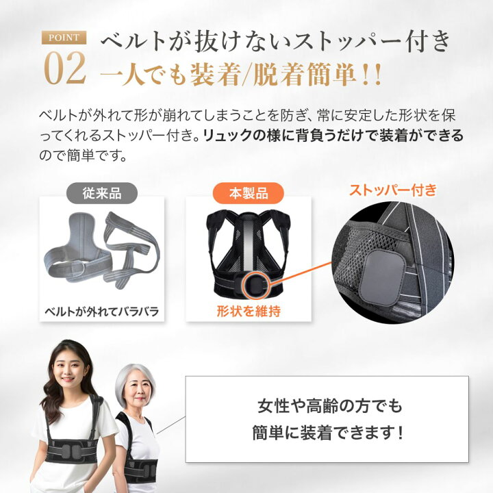 楽天市場】【脇を通さない逆Y字構造】 猫背ラボ ストレートドクター 