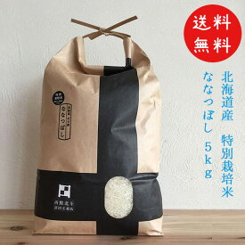 令和7年産 新米 北海道米 蘭越ななつぼし 5kg 特別栽培米 米穀店 農家 特A評価 程よい甘み さっぱりとした味 お弁当にぴったりのお米 バランスが良いお米 香り 限定生産 送料無料 なまらモグぱっく