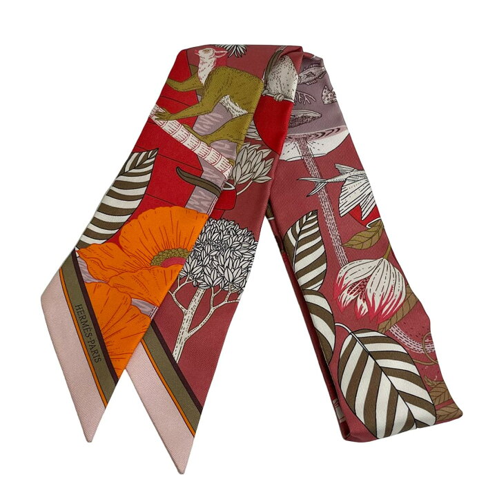 楽天市場】【新品未使用】Hermès エルメス TWILLY ツイリー シルク100  