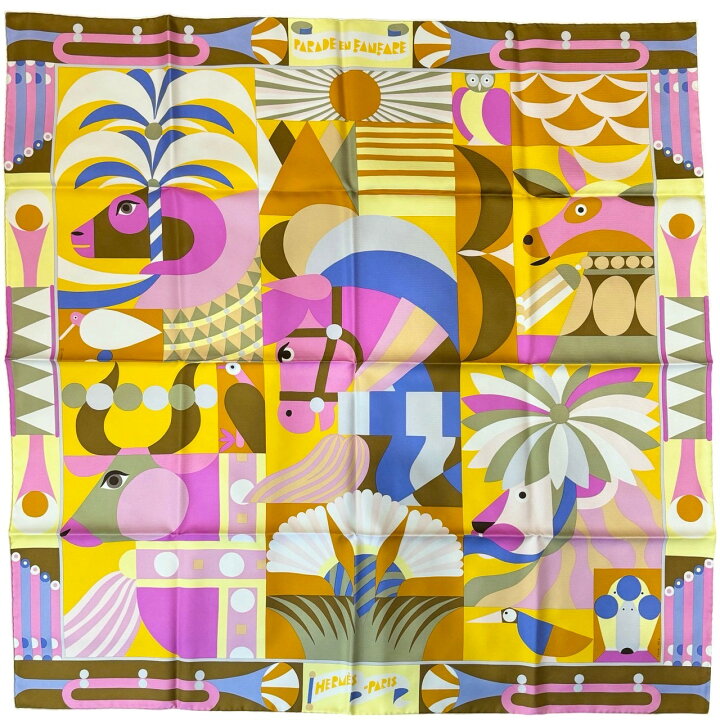 楽天市場】【新品未使用】 Hermès エルメス SCARF スカーフ カレ90 