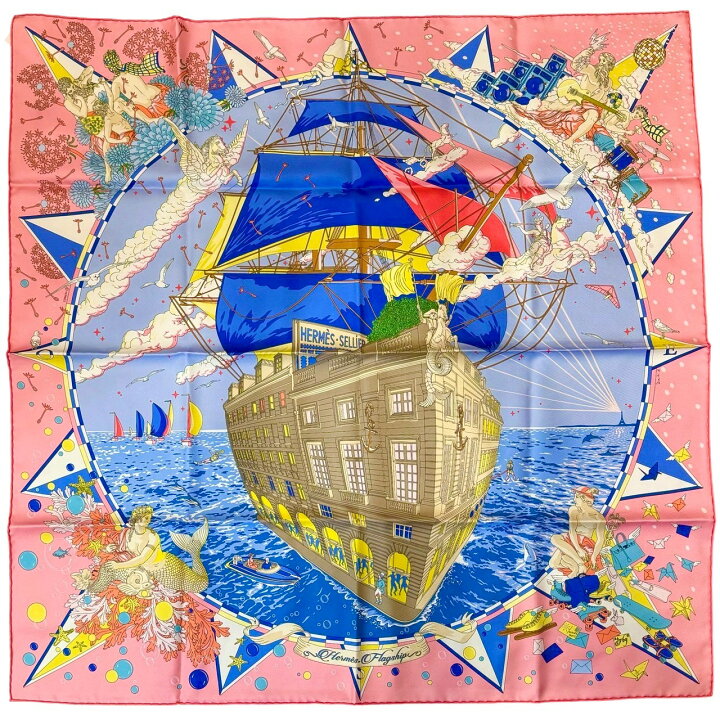 楽天市場】【新品未使用】 Hermès エルメス SCARF スカーフ カレ90 