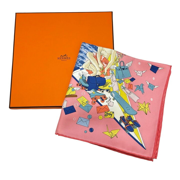 楽天市場】【新品未使用】 Hermès エルメス SCARF スカーフ カレ90 