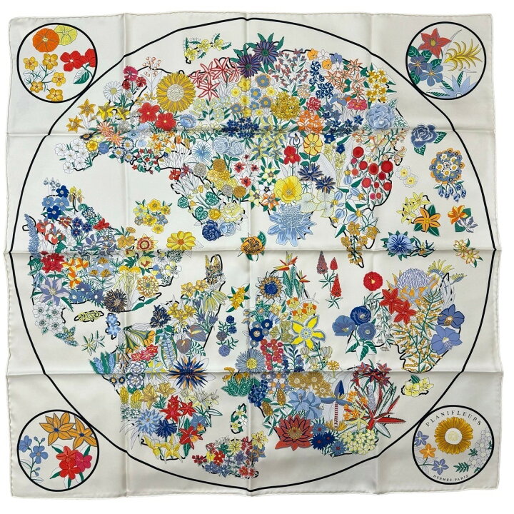 楽天市場】【新品未使用】 Hermès エルメス SCARF スカーフ カレ90  