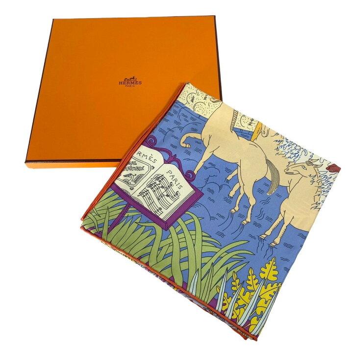 楽天市場】【新品未使用】 Hermès エルメス SCARF スカーフ カレ90 
