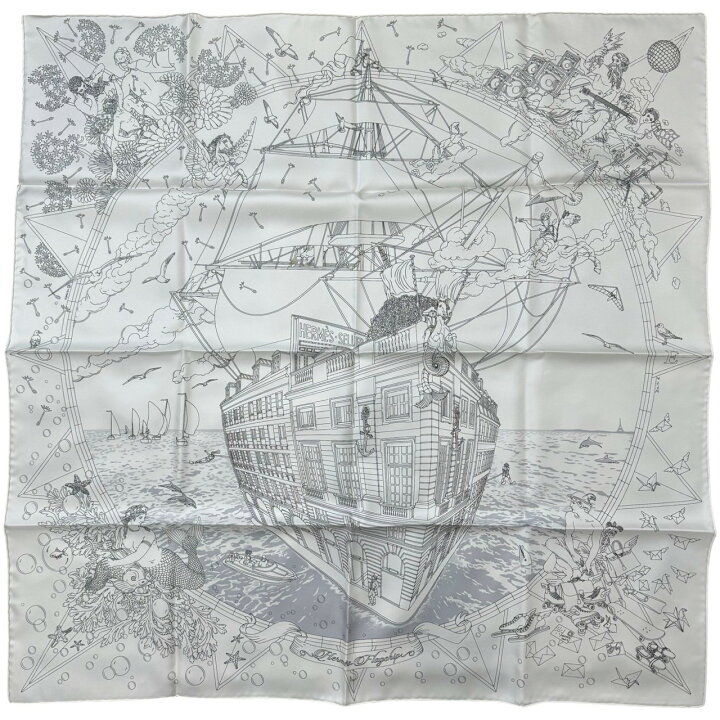 楽天市場】【新品未使用】 Hermès エルメス SCARF スカーフ カレ90 