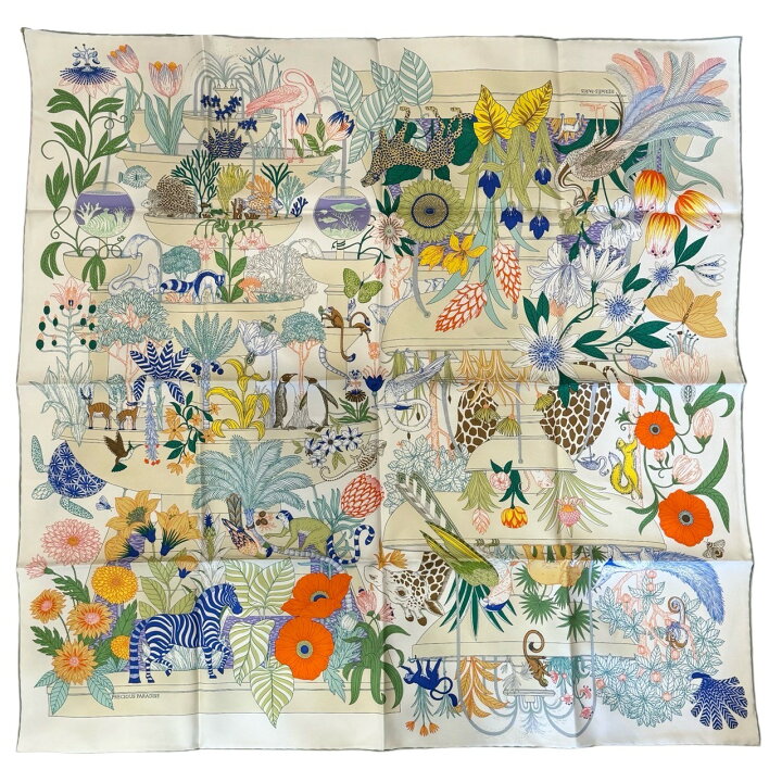 楽天市場】【新品未使用】 Hermès エルメス SCARF スカーフ カレ90  