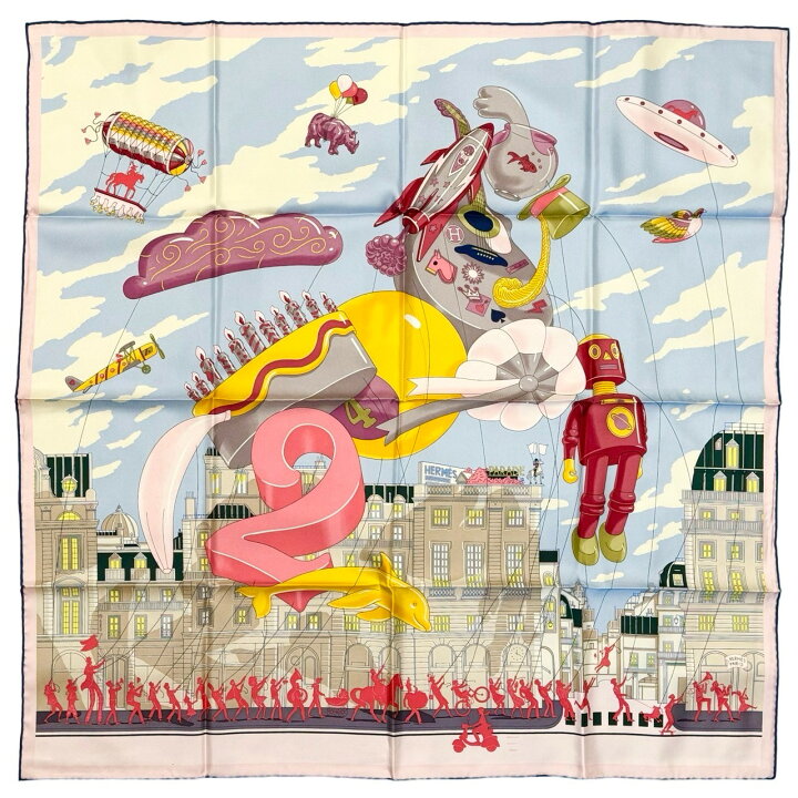 楽天市場】【新品未使用】 Hermès エルメス SCARF スカーフ カレ90  