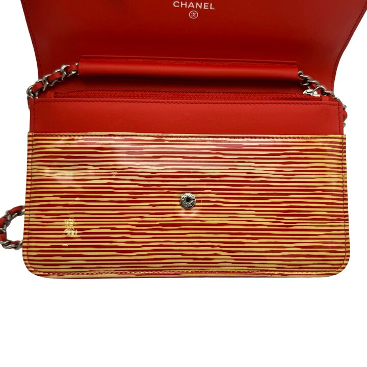 楽天市場】【中古】 CHANEL シャネル ココマーク パテントレザー  