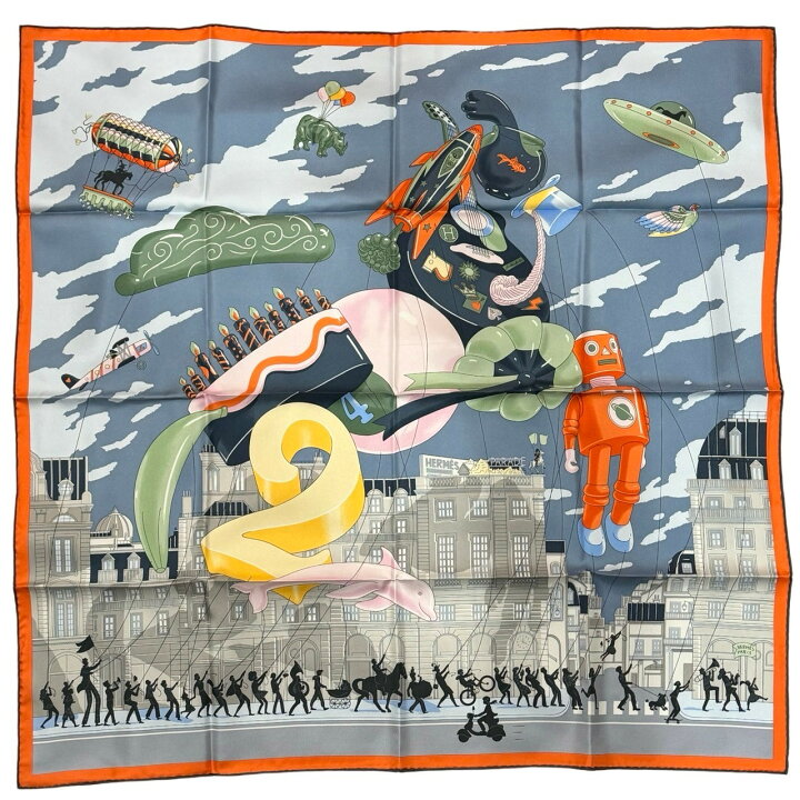 楽天市場】【新品未使用】 Hermès エルメス SCARF スカーフ カレ90 