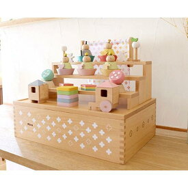 プーカのひなにんぎょう ハコ【162-130】雛人形 つみき Puca 徳永鯉のぼり