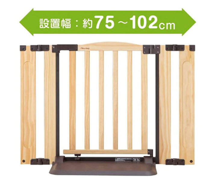楽天市場】日本育児 おくだけドアーズ woody-2 ナチュラル Sサイズ(幅 