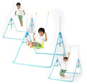 【ラッピング不可】【野中製作所】あそびが運動!折りたたみブランコ鉄棒【5110】ブランコ、鉄棒、吊り輪【プレゼント】