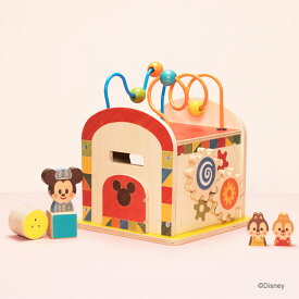 KIDEA BUSY BOX ミッキー＆フレンズ 【TYKD00603】キデア ディズニー 木のおもちゃ プレゼント