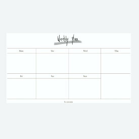 [in autumn] Weekly plan paper　韓国雑貨 韓国文房具